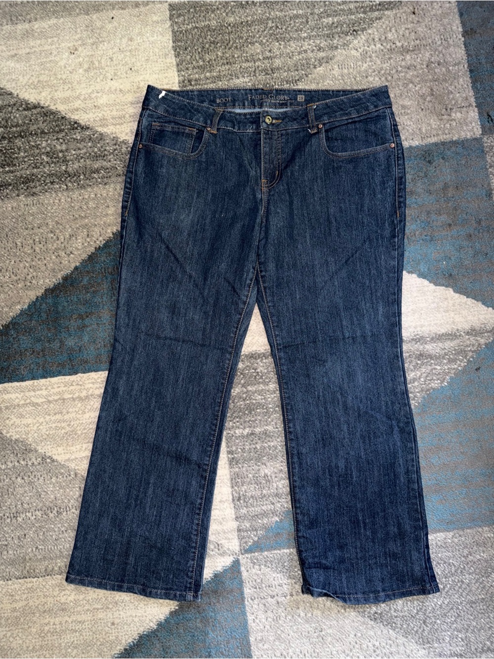 Faded Glory Dark Blue Bootcut Women's Jeans